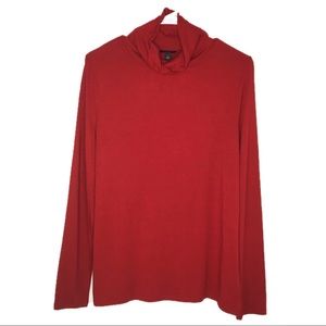 Talbots red long sleeve tee large